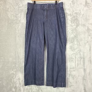 Lee No Gap Waistband Platinum Label Blue Jeans Mid/High Rise Size 16 Short